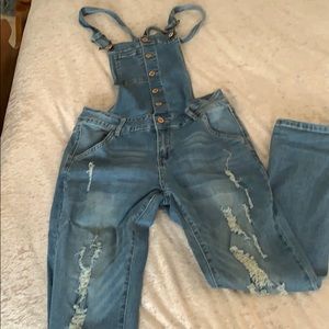 Light skinny Overalls